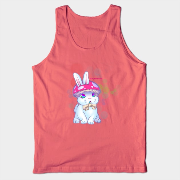 Mushroom Bunny Tank Top by myprofanity